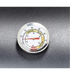 Thermomètre intégré sur le couvercle de la cuve de cuisson