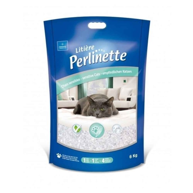 Litiere Perlinette 6Kg Chat sensible