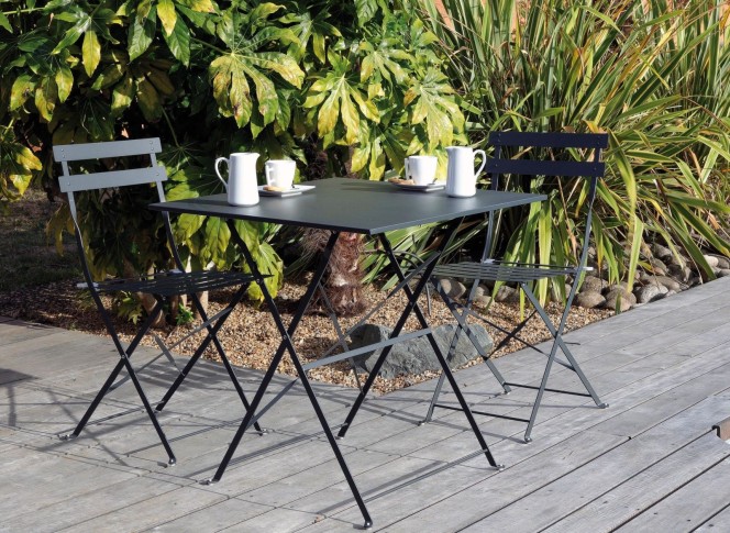 Chaise Cuba Pliante Gris