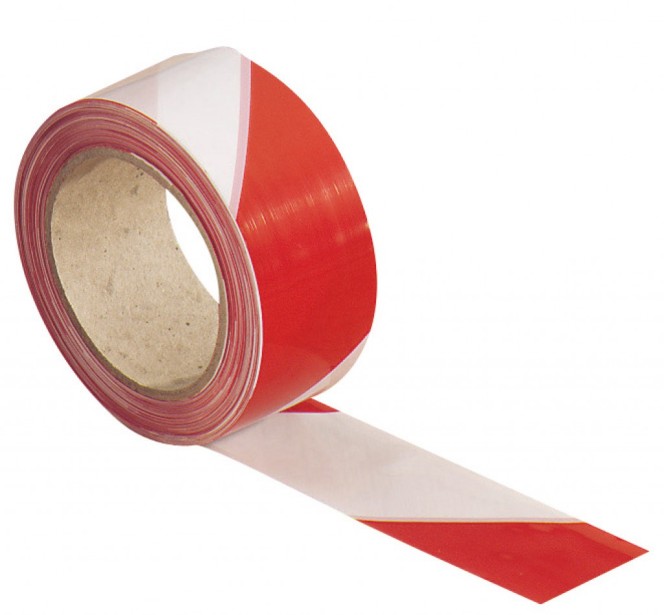 Ruban de Signal Rge/Blc 100X50 Ruban de Signal Rge/Blc 100X50