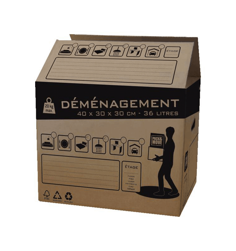 Carton Demenagement 36L