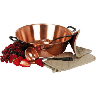 Bassine Cuivre 12 Anse Fonte D38Cm