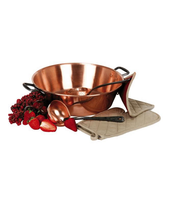 Bassine Cuivre 12 Anse Fonte D38Cm