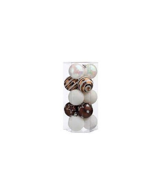 Boule de Noël 50 Mm X 15 Lisse Deco