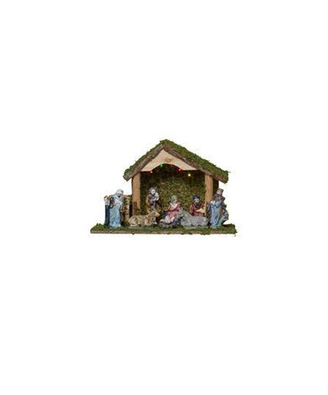 Creche Noel Lumineux 8 Santons