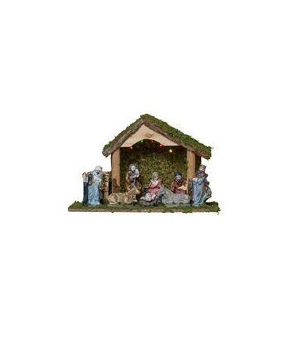 Creche Noel Lumineux 8 Santons