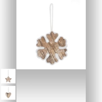 Suspension de Noël Feutr Forme Contour Laine