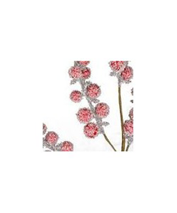 Branchage Plf Boules Givre H52Cm Rge