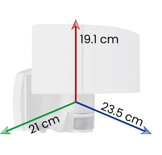 Applique murale solaire