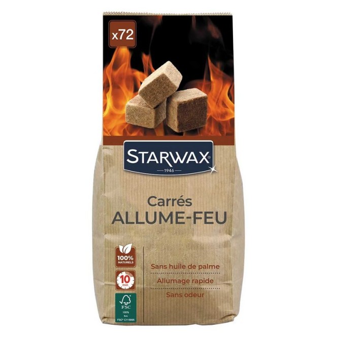 Carrés allume-feu (x72) Carrés allume-feu (x72)