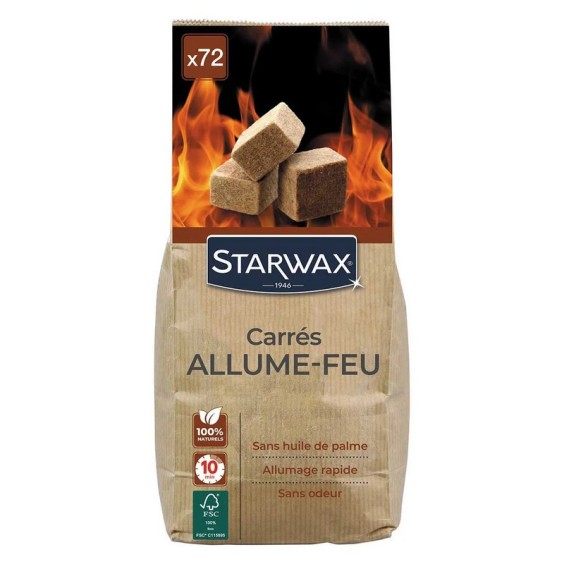 Carrés allume-feu (x72)