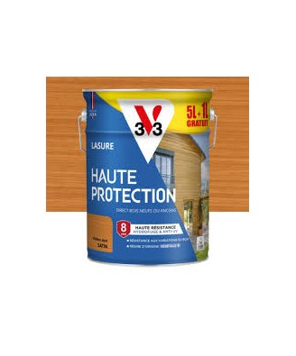 Lasure extérieure chêne doré satin 5L+ 20% gratuit