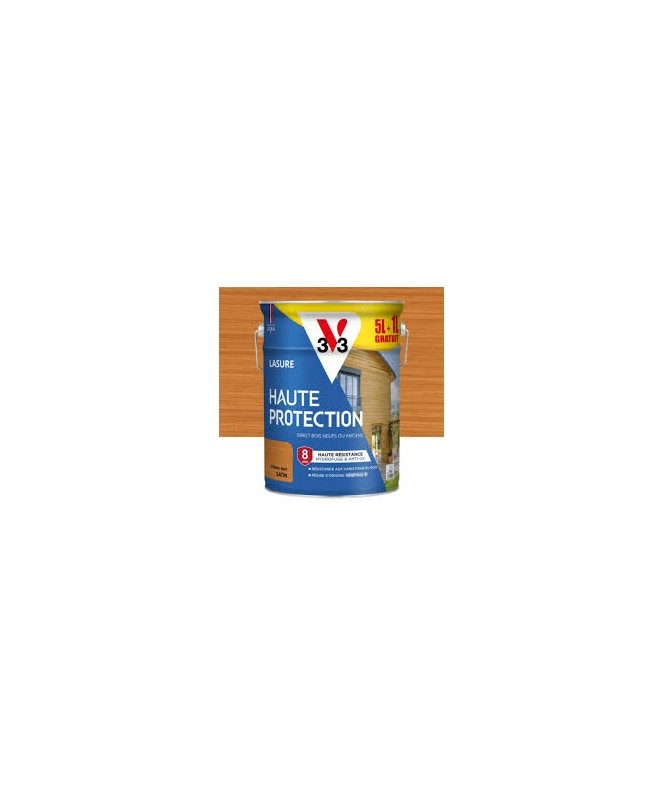 Lasure extérieure chêne doré satin 5L+ 20% gratuit Lasure extérieure chêne doré satin 5L+ 20% gratuit