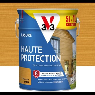 Lasure extérieure chêne clair satin 5L+ 20% gratuit