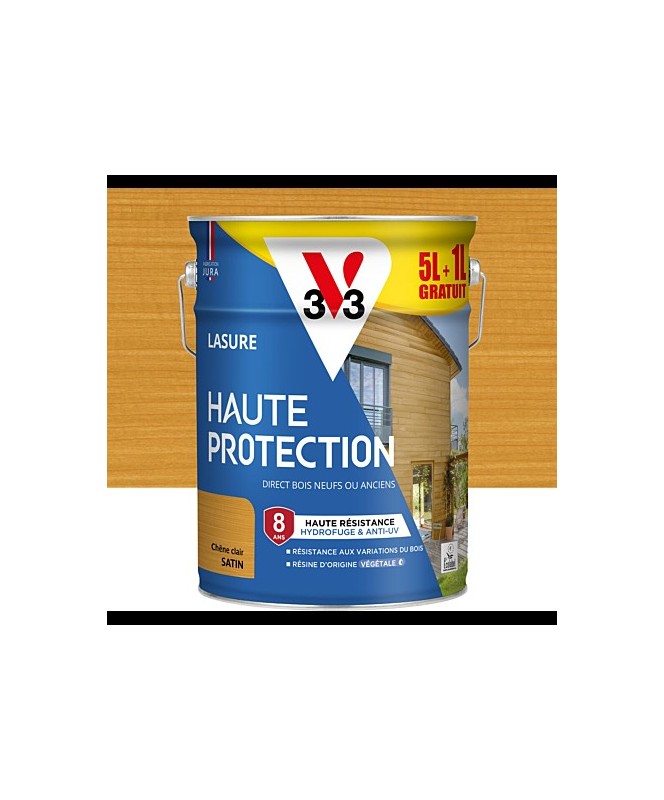 Lasure extérieure chêne clair satin 5L+ 20% gratuit Lasure extérieure chêne clair satin 5L+ 20% gratuit