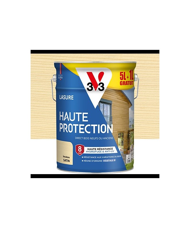 Lasure extérieure incolore satin 5L+ 20% gratuit Lasure extérieure incolore satin 5L+ 20% gratuit