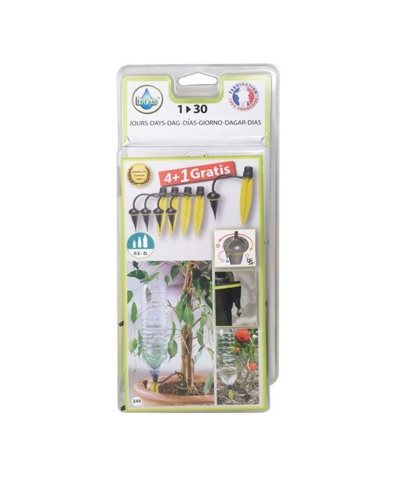 Lot de 4 goutteurs sur pied + 1 offert Iriso