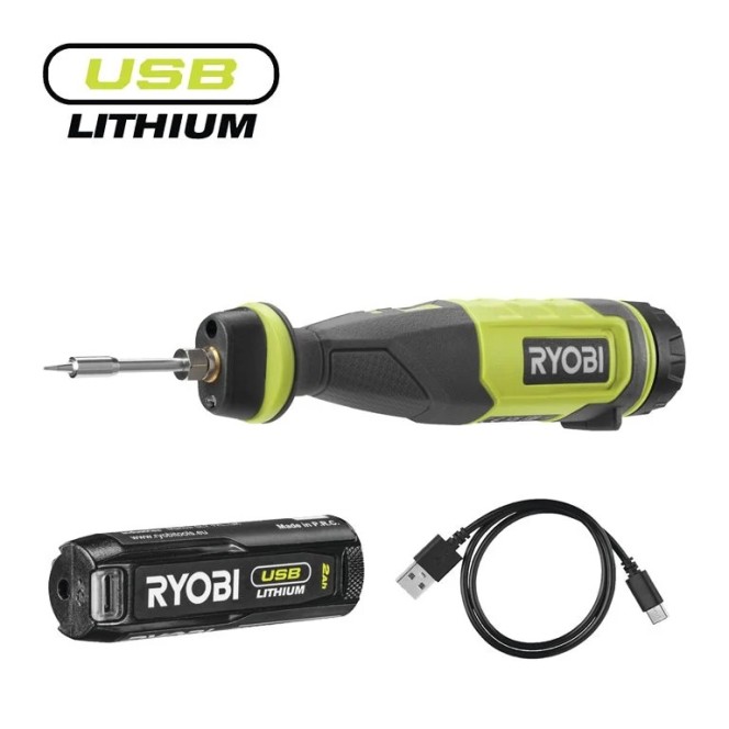 Fer à souder 4V USB Lithium (1x 2.0 Ah) Fer à souder 4V USB Lithium (1x 2.0 Ah)