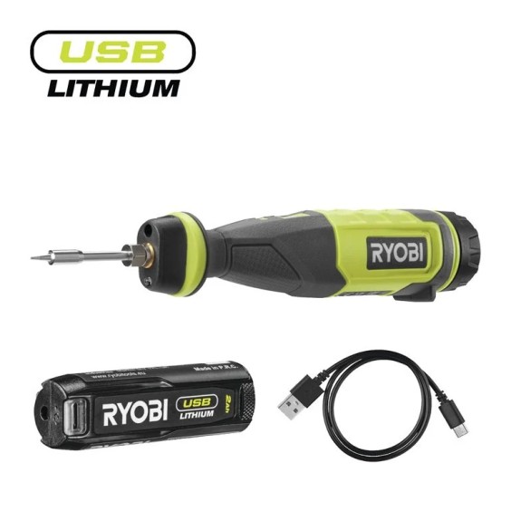 Fer à souder 4V USB Lithium (1x 2.0 Ah)