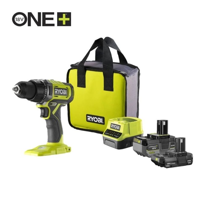 Perceuse-visseuse sans fil 18V et 2 batteries Lithium (1 x 4.0 Ah et 1 x 1.5 Ah) Perceuse-visseuse sans fil 18V et 2 batteries Lithium (1 x 4.0 Ah et 1 x 1.5 Ah)