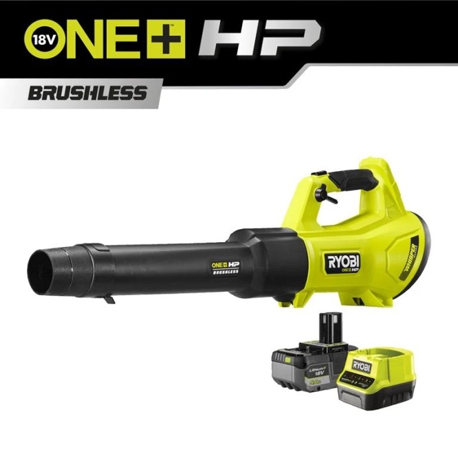 Souffleur Turbo Jet Whisper™ Brushless 18V ONE+ HP™ (1 x 5,0 Ah) Souffleur Turbo Jet Whisper™ Brushless 18V ONE+ HP™ (1 x 5,0 Ah)