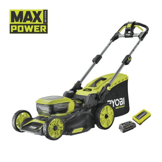 Tondeuse tractée Brushless 36V MAX POWER - 46 cm (1 x 5,0 Ah) Tondeuse tractée Brushless 36V MAX POWER - 46 cm (1 x 5,0 Ah)