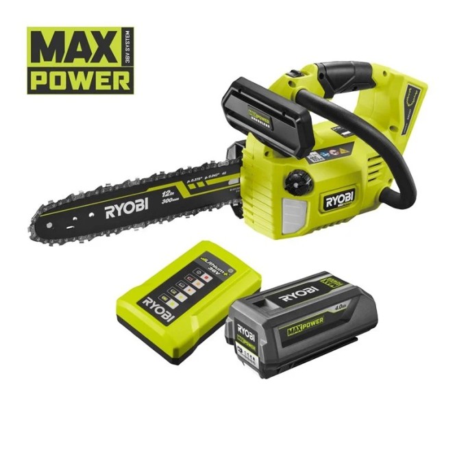 Tronçonneuse élagueuse à 1 main Brushless 36V MAX POWER - 30 cm (1 x 4,0 Ah) Tronçonneuse élagueuse à 1 main Brushless 36V MAX POWER - 30 cm (1 x 4,0 Ah)
