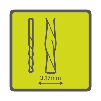 Lot de 4 forets 3,2 mm