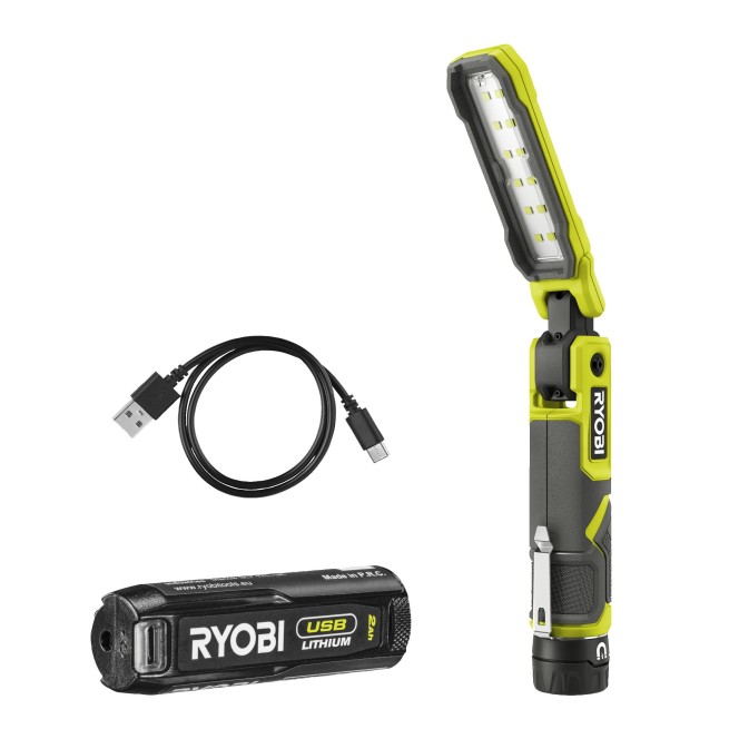 Lampe de travail 4V USB Lithium ( 1 x 2.0 Ah ) Lampe de travail 4V USB Lithium ( 1 x 2.0 Ah )