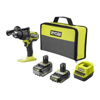 Perceuse-visseuse à percussion Brushless 18V ONE+™ HP™ Performance et 2 Batteries Lithium (1 x 2.0 Ah et 1 x 5.0 Ah)