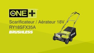 Scarificateur/aérateur alimenté simultanément par 2 batteries 18V ONE+™- 35 cm  (2 x 4,0 Ah)
