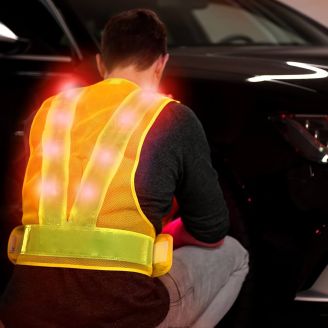 Gilet de Sécurité LED Haute visibilité