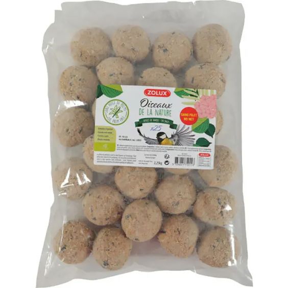 Boules de graisse 90g x25 - Zolux