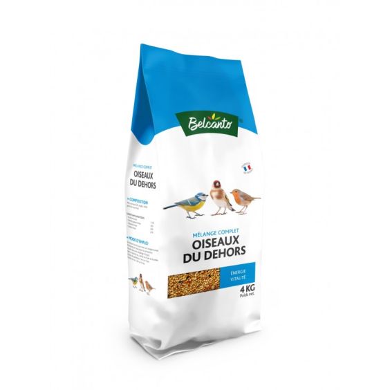 Mélange complet de graines pour oiseaux du dehors - 4 kg