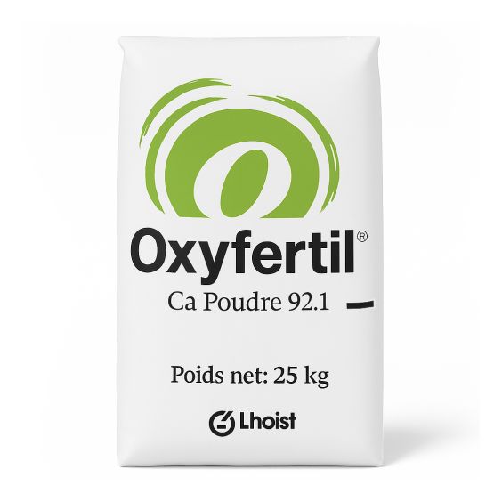 Chaux vive en poudre