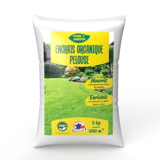 Engrais organique pour pelouse - 5 kg