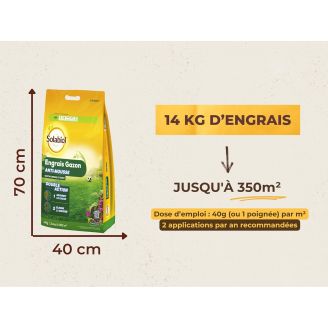 Engrais Gazon Antimousse 14Kg
