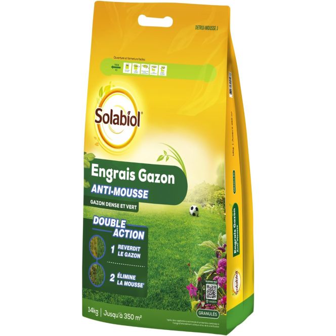 Engrais Gazon Antimousse 14Kg