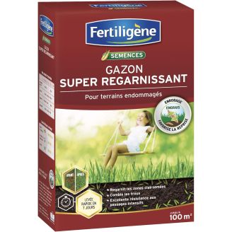 Gazon Super Regarnissant - 100 m² - Fertiligène