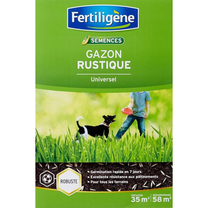Gazon Rustique Universel - 875 g - Fertiligène