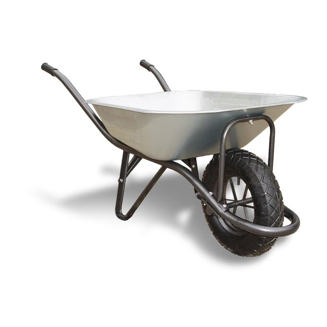 Brouette de jardin 90 L - Acier Galvanisé
