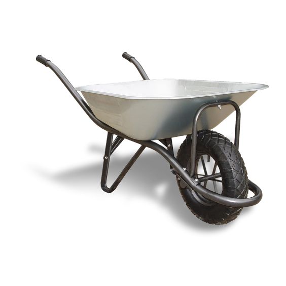 Brouette de jardin 90 L - Acier Galvanisé