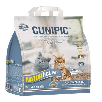 Litière bois agglomérante - 10 L - Cunipic