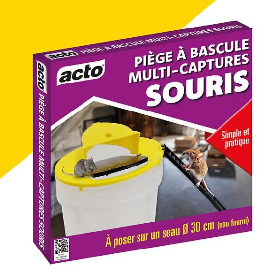 Piège à souris à Bascule