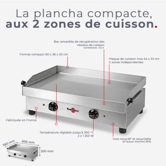 Plancha électrique - Samba - Krampouz