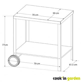 Desserte Media 70 - Cookin Garden