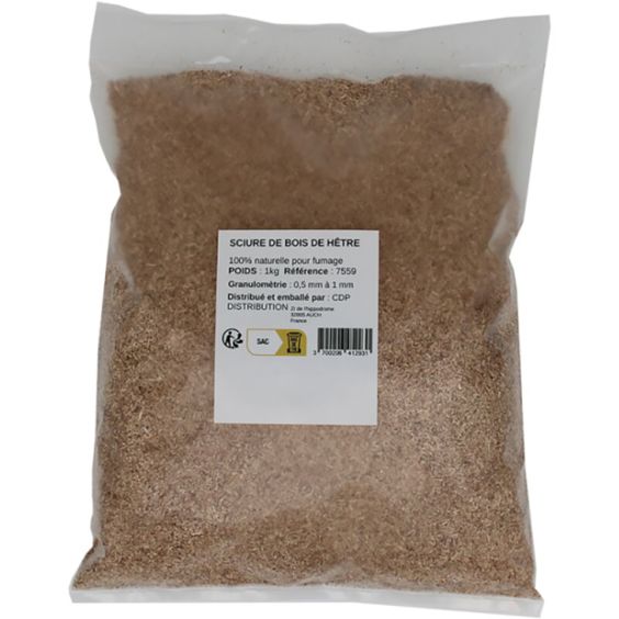 Sciure de bois de hêtre - 1 kg