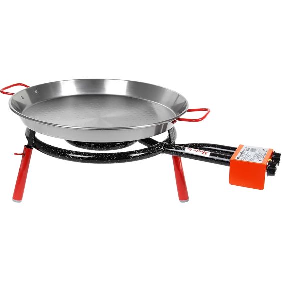Set Paella Valencia - Poêle 46 cm et réchaud 11.4 kW