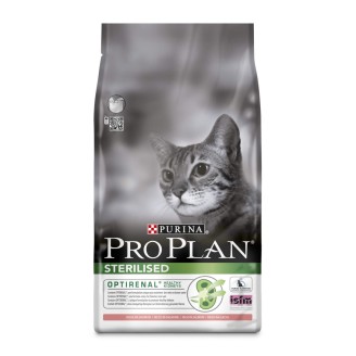 Croquettes chat stérilisé saumon OptiRenal 10kg - PRO PLAN