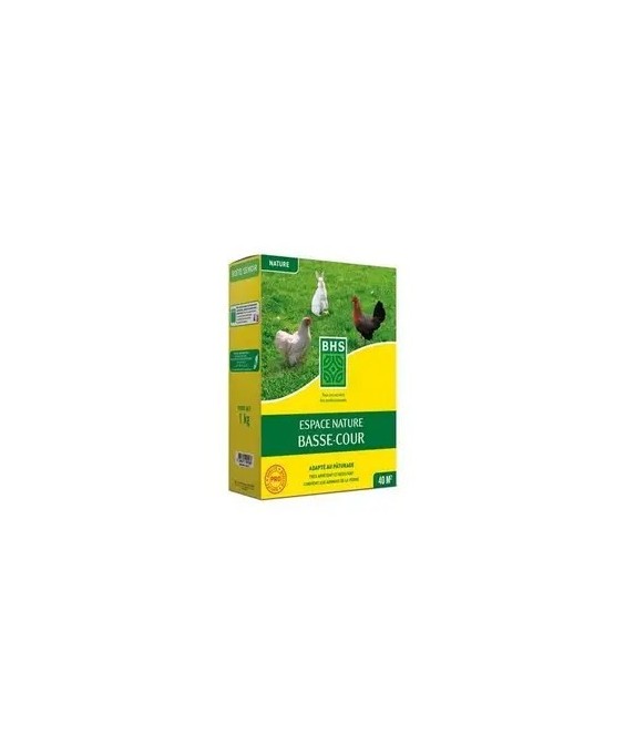 Gazon Espace Nature Basse-Cour 12x1 kg - BHS